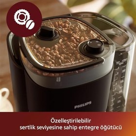 Resim PHILIPS HD7888/01 All-in-One Brew, Çekirdek Kahve Öğütücülü Filtre Kahve Makinesi 