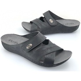 Resim Aryan 54-483 Kadın Ortapedik Terlik Siyah 