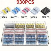 Resim 930 Parça Ultimate Isıyla Daralan Lehimli Bağlantı Kiti - Su Geçirmez, Yalıtımlı & Dayanıklı DIY ve Profesyonel Elektrik Projeleri İçin 
