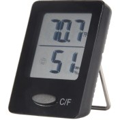 Resim Lillian Nem Ölçer, Oda Termometresi Higrometre, Mini Boyutlu Iç Mekan Göstergeli, Siyah, 1 Paket (Yurt Dışından) 