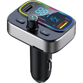 Resim ZSZH BT66 Araba Bluetooth Fm Verici Bluetooth Mp3 Çalar-Gri (Yurt Dışından) 