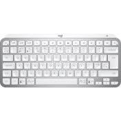 Resim Logitech Mx Keys Mini Aydınlatmalı, Bolt Alıcılı, Şarj Edilebilir, Açık Gri, Kablosuz Klavye Ingilizce 