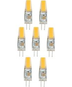 Resim 2.5 W 220V G4 Duy Led Kapsül Avize Ampulü 6500K Beyaz Işık KES008 7 Adet 