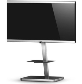 Resim Sonorous Pl 2710 Blk Slv 40''- 65" Lcd & Led Tv Sehpası Siyah - Silver Televizyon Sehpası 