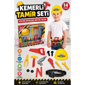 Resim Kemerli Tamir Seti - Oyuncak Tamir Setleri - Tamir Aletleri - Alet Seti - Vidalama Seti 