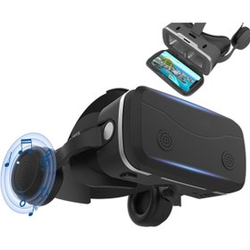 Resim VR Shinecon Scg15e Sanal Gerçeklik Gözlükleri 4.7-7 Inç Cep Telefonları Için Stereo Kulaklıklı - Siyah 