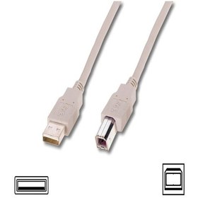 Resim Digitus Ak-300102-030-E 3 0M Usb 2 0 Kablo Beyaz 