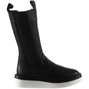 Resim Bueno Shoes Siyah Siyah Deri Kadın Dolgu Topuklu Bot 01wt5800 