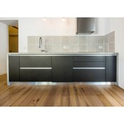 Resim neararsanbizden DecoHandy 30x30 cm Kendinden Yapışkanlı Pvc Karo Mutfak Arası 4 Lü Karışık model 0,36m2 