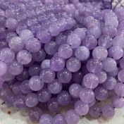 Resim 6mm/8mm Lavanta Ametist Yuvarlak Boncuklar, Lavanta Gevşek Boncuklar, Cam Boncuklar, DIY Yazlık Arkadaşlık Bileklikleri, Kolyeler ve El Yapımı Takı Aksesuarları İçin Mükemmel (İp Dahil Değildir) 