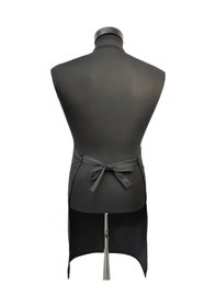 Resim Siyah Leke Tutmaz Gabardin Aşçı Şef Barista Mutfak Önlük Unisex 