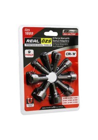 Resim 9 Parça - 5-13 Mm Manyetik Somun Sökme - Çatı Adaptörü 