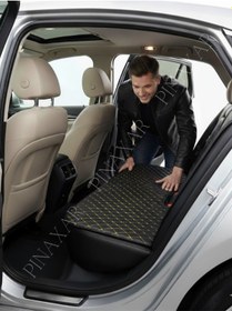 Resim Volkswagen Caddy 2011 Sonrası, Makyajlı Set Koltuk Minderi, Siyahderi Sarıdikiş 