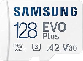 Resim Samsung EVO Plus microSD Hafıza Kartı 128 GB 
