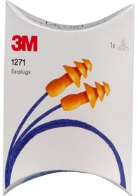 Resim 3m 1271 Kutusuz İpli Yıkanabilir Kulak Tıkacı Tekrar Kullanılabilir Snr 26 Db 