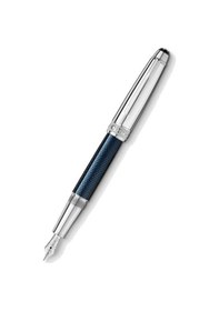 Resim Montblanc Meisterstück Solitaire Doué Blue Hour Classique Dolma K Gri 