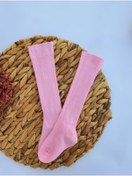 Resim masal trend Pembe Diz Altı Bebek Çocuk Çorabı 