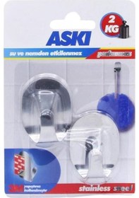 Resim Boss Tape Kendinden Yapıştırmalı Paslanmaz Inox Ikili Askı 2Kg Ta 