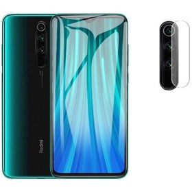 Resim Ekılıf - Xiaomi Redmi Note 8 Pro Uyumlu - Kamera Lens Koruyucu Cam Koruma - Şeffaf 