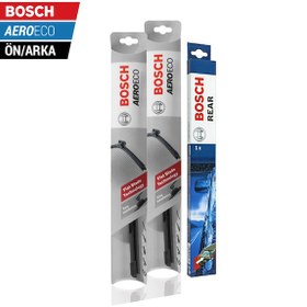 Resim Renault Clio 4 Ön Arka Silecek 2012-2020 Bosch Aeroeco 