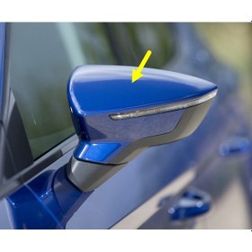 Resim Seat İbiza 2018 - 2022 Sol Yan Dış Dikiz Aynası Kapağı 5f0857537b 
