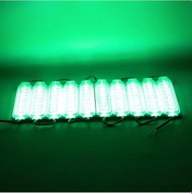 Resim Powermaster 24 Volt 2.4 Watt Tek Renk Yeşil 2835 Modül Led 14 32.5 