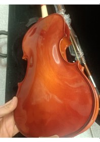 Resim Armajy003-3 Model 4/4 Tam Boy Masif Ağaç Abanoz Aksam Keman Seti 