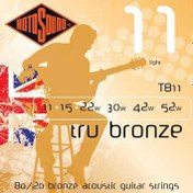 Resim Rotosound TB11 Tru Bronze Akustik Gitar Teli (11-52) 