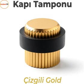 Resim Kapı Stoperi Tamponu Çizgili Gold Altın Vidalı Tutacağı Tutucu Altı Kolu Pencere Stopu Takozu Sürgü 