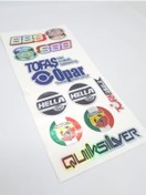 Resim CybillStore Karışık Hologram Sticker Seti 9 Adet Çoklu Hologram Sticker 
