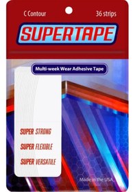 Resim Truetape Supertape Protez Saç Bandı Oval "C" (2Cm-7.5Cm) 