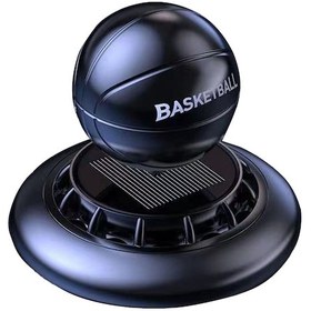 Resim Güneş Enerjili Futbol Araç Kokusu - Siyah Huiliang 