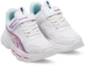 Resim Slazenger NOELA Kız Çocuk Cırt Cırtlı Beyaz/Fuşya Günlük Spor Ayakkabısı 