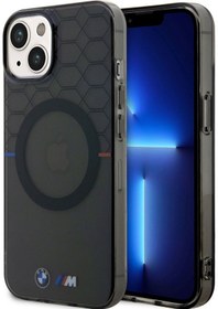 Resim İphone 14 Plus Uyumlu Kılıf Bmw Magsafe Şarj Özellikli Transparan M Dizayn Kapak 