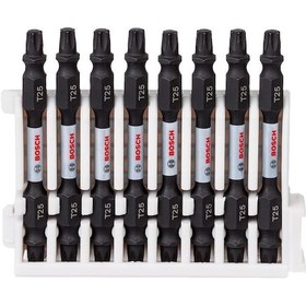 Resim Bosch Impact Ctrl Çift Taraf 8'li T25 65mm Vidalama Ucu Paketi - 2608522340 