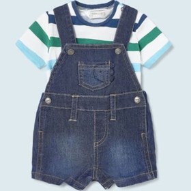 Resim Mayoral Erkek Bebek Denim Solapet Tişört 2 Li Set 1628 