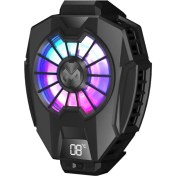 Resim Store Cep Telefonu Soğutucu Fan Type C Girişli Derece Göstergeli Radyatör Soğutucu 