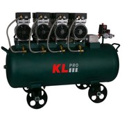 Resim Kl Pro KLK104S 4x1HP 4x750W 100 Lt. Yağsız Kompresör 