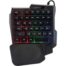 Resim Polosmart PGS202 Kablolu RGB Mini Oyuncu Klavye 