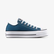 Resim Converse Chuck Taylor All Star Lift Platform Kadın Mavi Sneaker 