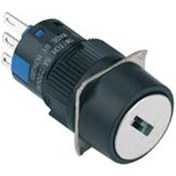 Resim 16mm Anahtarlı Butonlar Key Switch 0-1 