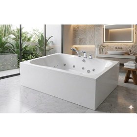 Resim Alika 200x160 Dikdörtgen Panelli Küvet&hidromasaj Sistem - 3 8+12 