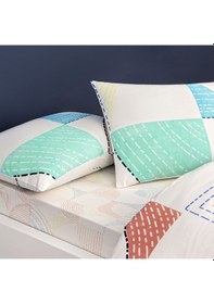 Resim Taç Luvına Ranforce Çift Kişilik Nevresim Takımı Turkuaz 000000001000050396 Turkuaz 