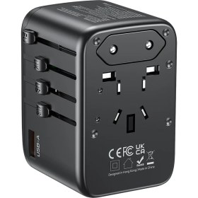 Resim Unitek 65W Universal Travel Adaptör 3xusb-C+1xusb-A 