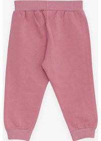 Resim Breeze Kız Bebek Eşofman Altı Bebek Fil Baskılı 6 Ay-2 Yaş, Gülkurusu 