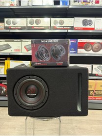 Resim Massive Ms-NEO8 Yer Kaplamaz L Port Kabinli 1000Wat 300W Rms 20 Cm Subwoofer minik dev Bas 