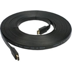 Resim Electroon 10Metre Flat HDMI Kablo Full HD 1080p 