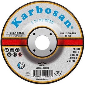 Resim Karbosan 180X6.4X22.23 Nk Metal Taşlama Diski 