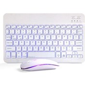 Resim Guoi Lenovo Tab M9 tüm seri RGB Işıklı Bluetooth & Wireless Türkçe Klavye Mouse Seti 
