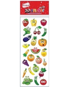 Resim Ticon 3d Sticker Puffy 276431 (kabartmalı) 3d-59 
